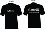 Camisetas personalizadas em PV ou Algodão – Tamanho P, M, G e GG.