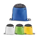 Sacola tipo mochila com saída de fone.