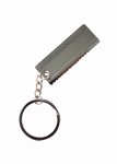 Chaveiro de metal, com Régua de 5cm