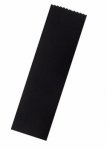 Veludo costurado para régua de 20 cm.