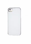 Capa para Iphone 5 branca, com laterais pretas. 