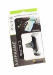 Suporte de celular veicular de plástico resistente emborrachado.