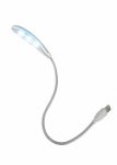Luminária usb com 3 leds.